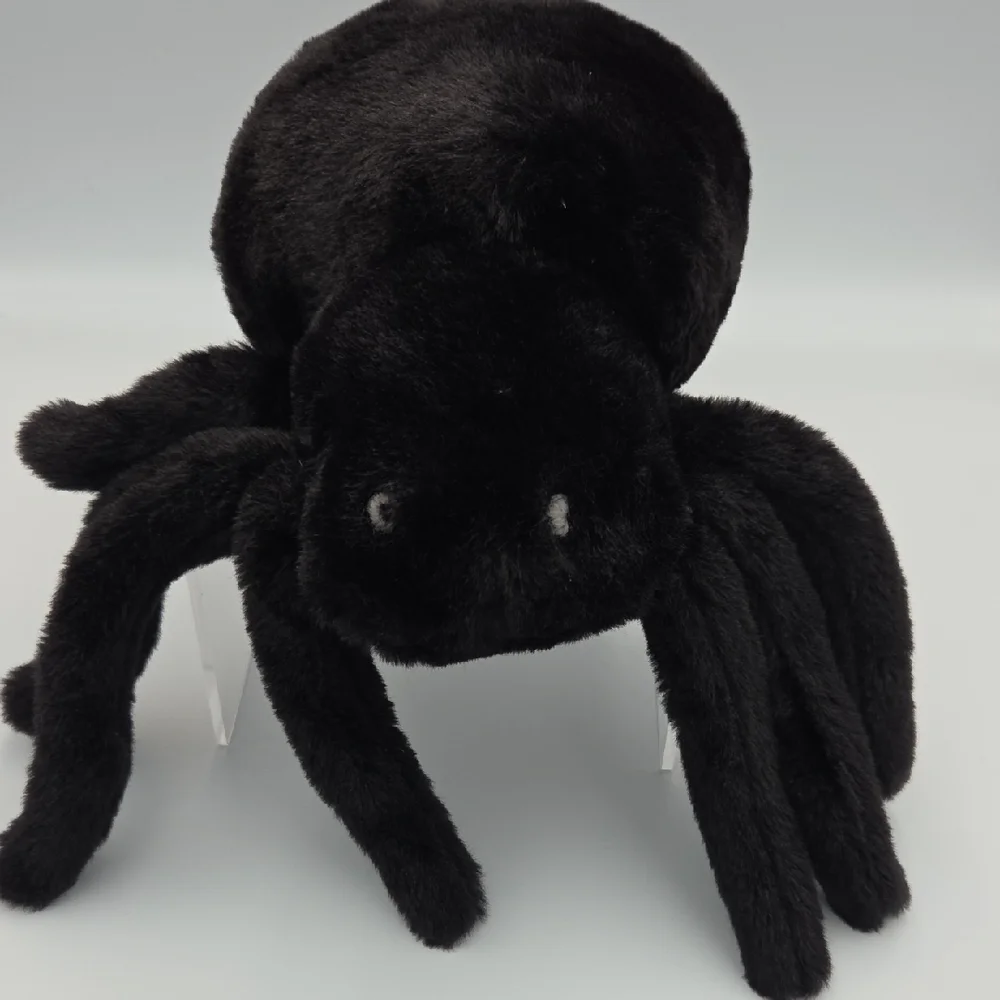 Target 2024 Hyde & Eek! Spider Halloween Faux Shearling Throw Pillow Plush Black